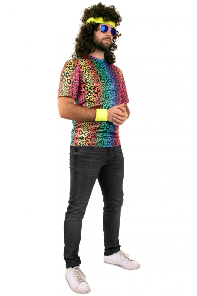 verkoop - attributen - Kamping Kitsch-Bal Marginal - Tshirt panter neon man